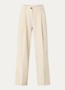 MSCH Copenhagen MSCHRosina Michelle high waist wide fit pantalon met p...