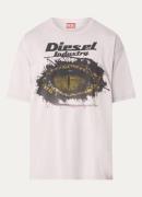 Diesel T-boxt T-shirt met logoprint