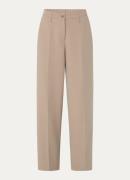 Summum High waist wide fit pantalon met elastische band