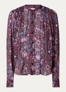 Isabel Marant Noeline semi-transparante blouse met print