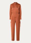 ba&sh Carmy loose fit jumpsuit met borstzak
