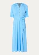 L.K.Bennett Amber midi jurk met strikceintuur