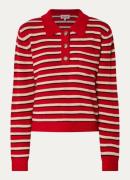 Baum und Pferdgarten Cori fijngebreide trui van wol met streepprint