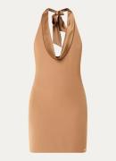 NIKKIE Lodi mini jurk met watervalhals