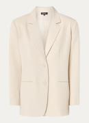 Refined Department Bodi oversized blazer met paspelzakken
