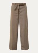 Modström Pedro high waist wide fit pantalon in wolblend