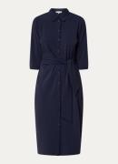Expresso Midi blousejurk met strikceintuur
