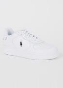 Ralph Lauren Master Court sneaker met leren details
