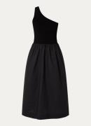 Rails Anita one shoulder midi jurk met steekzakken