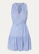 Rails Albany mini jurk in linnenblend met streepprint