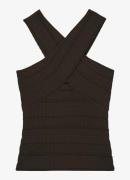 Reiss Alex halter top met textuur