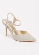 Dune London Channel sandalette met strass