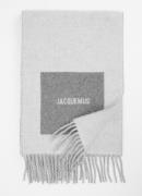 Jacquemus Sjaal van wol met logoprint 190 x 30 cm