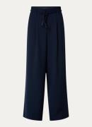 Aaiko Hailey high waist wide fit palazzo broek met strikceintuur