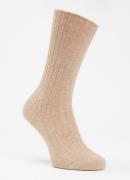 Falke Cosy Wool Special Edition ribgebreide sokken in kasjmierblend me...
