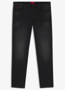 HUGO 634 tapered jeans met gekleurde wassing
