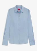 HUGO The Fitted Shirt blouse met stretch