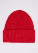 SAMSØE SAMSØE Nor fijngebreide muts in alpaca wolblend