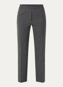 MaxMara Zelma high waist straight fit pantalon in wolblend