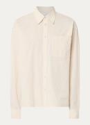 OLAF Regular fit overhemd in lyocellblend met borstzak