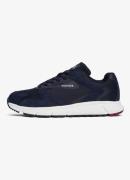 Tommy Hilfiger Trainer van leer met mesh details en waterafstotende co...