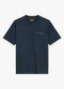 Marc O'Polo T-shirt met logo- en backprint