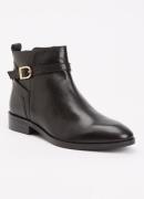 Dune London Pemma enkellaarsje van leer