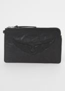 Zadig&Voltaire Angel clutch van kalfsleer