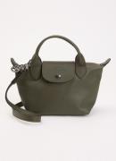 Longchamp Le Pliage Xtra handtas XS van leer