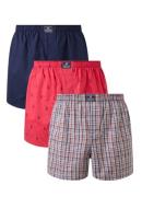 Ralph Lauren Boxershorts met logo in 3-pack