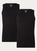 Claesen's Singlet met ribstructuur in 2-pack