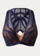 Marlies Dekkers The Illusionist beugel bh met overlay van mesh