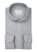 Profuomo Slim fit overhemd met visgraatdessin