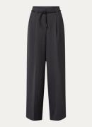 Aaiko Hailey high waist wide fit palazzo broek met strikceintuur