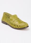 Dune London Grisella loafer van leer