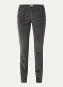 BRAX Shakira mid waist slim fit broek van corduroy