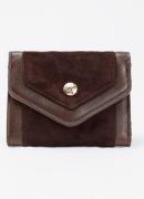Dune London Kamara portemonnee van leer met suède details