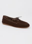 Dune London Gracefull loafer van suède