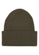 Profuomo Ribgebreide muts in wolblend