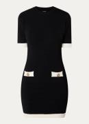 NIKKIE Laos mini jurk met ribstructuur