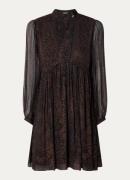 ba&sh Simba mini tuniekjurk met slangenprint