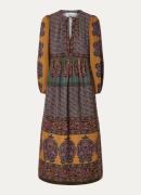 ba&sh Barley midi jurk met print