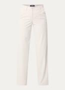 Gardeur Franca high waist straight fit broek van corduroy