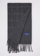 Ralph Lauren Reversible sjaal in wolblend 168 x 25 cm