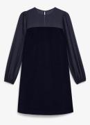 Hobbs Zariah mini jurk van fluweel met mesh