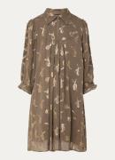 Bruuns Bazaar Amaranthus mini tuniekjurk met borduring