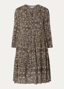Gerard Darel Lyne mini tuniekjurk met V-hals en print