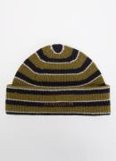Baum und Pferdgarten Leia ribgebreide muts van merino wol met streeppr...
