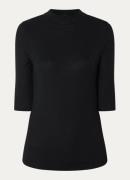 Benetton Ribgebreide top