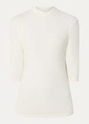 Benetton Ribgebreide top